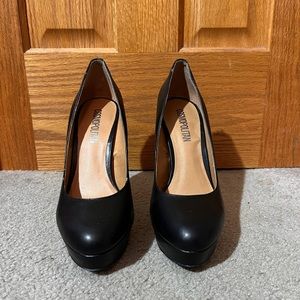 Women’s Black Rhinestone Heels